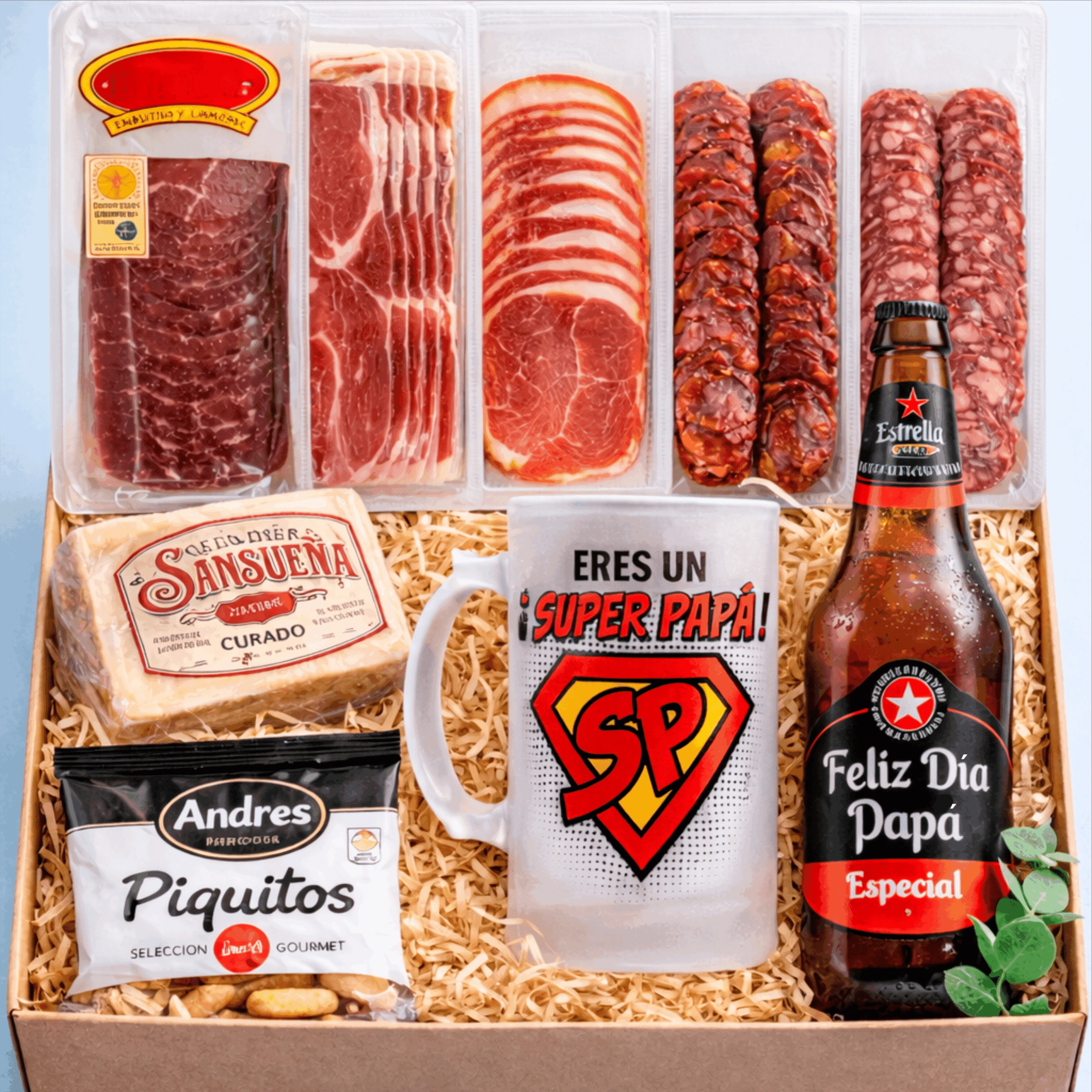 Cesta 1.1.1 Súper Cesta Gourmet para Papá - Imagen 1