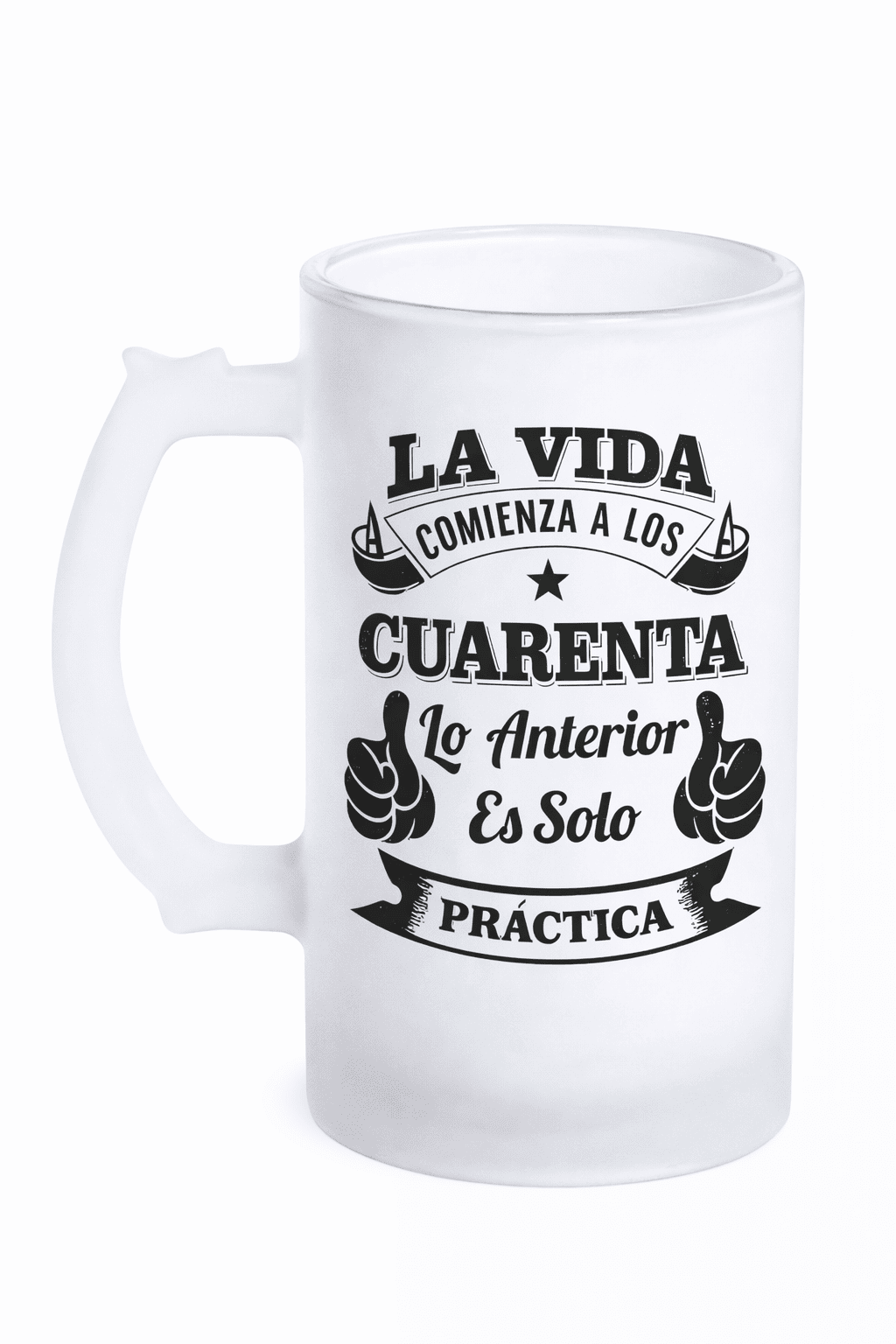 Los 40 Jarra De Cerveza 'La Vida Comienza A Los 40' - Imagen 1