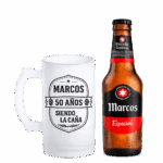Jarra De Cerveza "50 Años Siendo La Caña" - Imagen 2