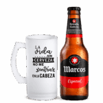 Jarra De Cerveza “La vida Sin Cerveza No Me Entra En La Cabeza” - Imagen 2